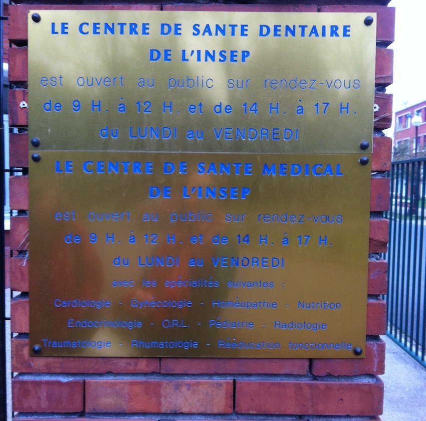Centre de Sante INSEP pour site